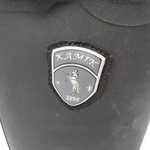 Kamik Women's Jennifer Rain Boot in Black Size 7 - Picture 2 of 11